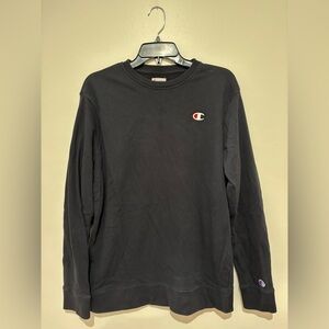 Black Champion Crewneck